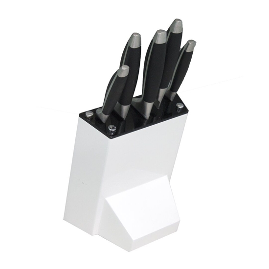 Picture of Knife Block with 5 Knives - 36 x 21 x 14 Cm