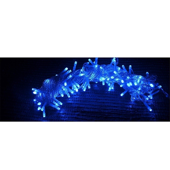 صورة حبل إضاءة منير باللون الأزرق إضاءة LED