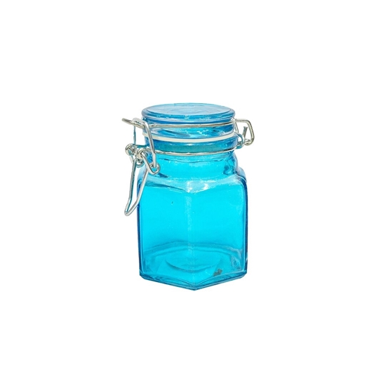 Picture of Colored Glass Jar, 100ml - 5 x 5 Cm