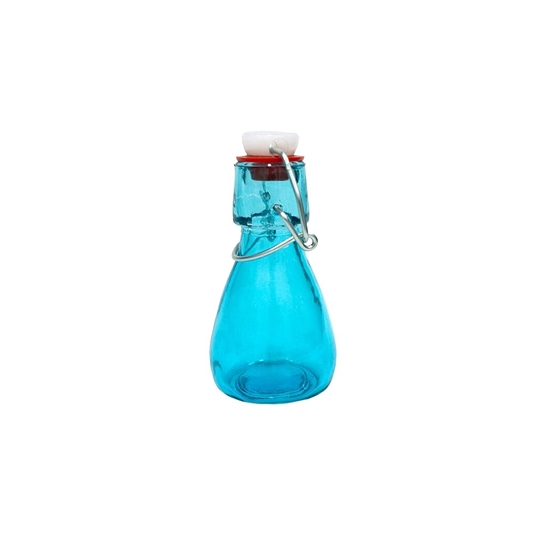 صورة Colored Glass Jar, 70ml - 7 x 5 Cm