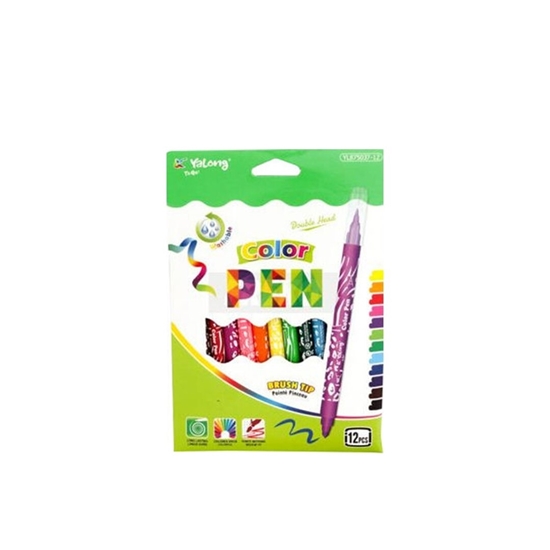 Picture of Double-head Colored Sign Pen Oilness Marker Pen for Sketch Drawing Coloring Pen