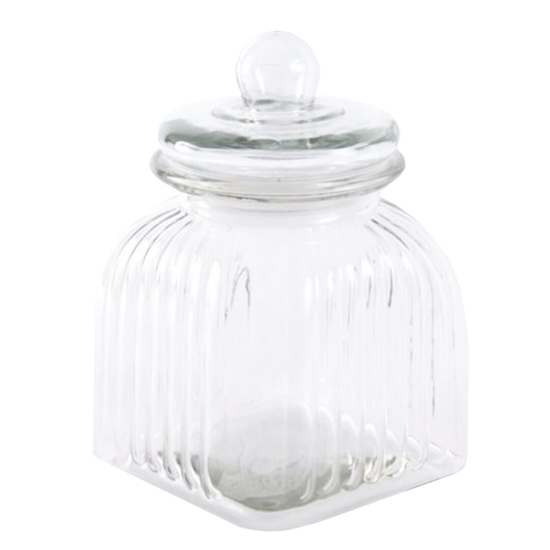 Picture of Glass Storage Canister - 25 x 17.5 Cm