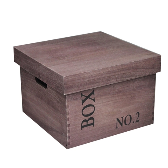 Picture of WOOD STORAGE BOX LARGE