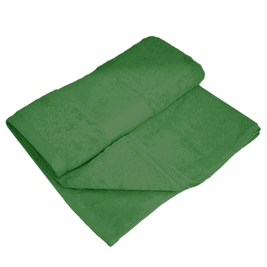 Picture of Shower Towel - Dark Green - 100% Cotton - 100 x 150 Cm