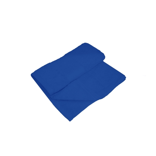 صورة منشفة حمام باللون الأزرق الداكن - 70 × 140 سم