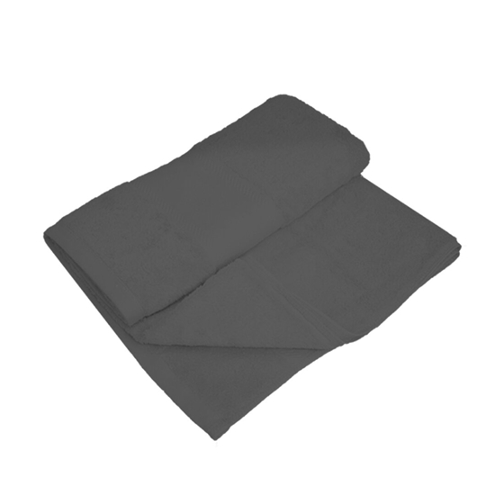 Picture of Shower Towel - Dark Grey - 100% Cotton - 100 x 150 Cm