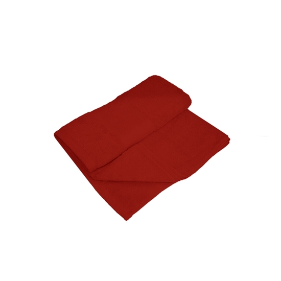 Picture of Hand Towel - Red - 100% Cotton - 50 x 70 Cm