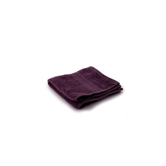 Picture of Face Towel - Dark Purple - 100% Cotton - 32 x 32 Cm