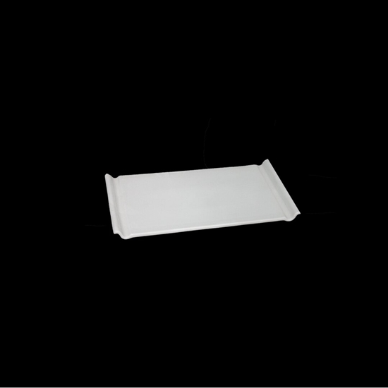 Picture of White Medium Rectangular Flat Serving Plate - 30 x 17 Cm
