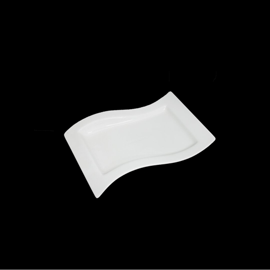 Picture of White Ceramic Serving Dish - 33 x 21 Cm