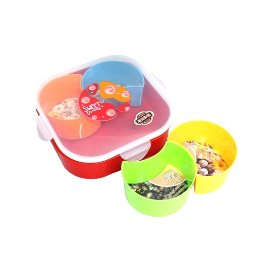 Picture of Food container with inserts - 24 x 7 Cm