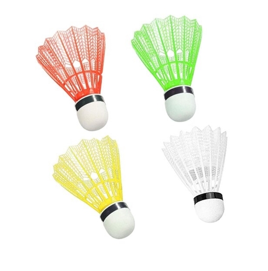 Picture of Badminton Shuttlecocks Birdies Set-Pack of 6 Colored Training Outdoor Plastic Badminton Ball