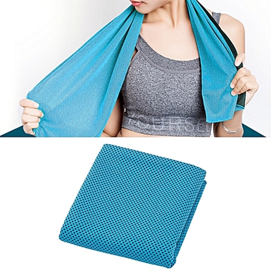 Picture of Cooling Towel, Cool Towel for Instant Cooling Relief, Chilling Neck Wrap, Ice Cold Scarf for Men Women, Microfiber Bandana - Evaporative Chilly Towel for Yoga Golf Travel