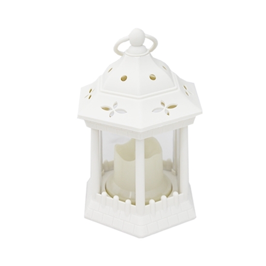 Picture of Plastic Lantern Candle Holder - 20 x 11  Cm