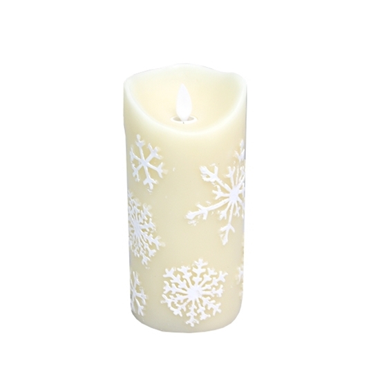 Picture of Christmas LED Battery Candle  - 17.5 x 7.5 Cm