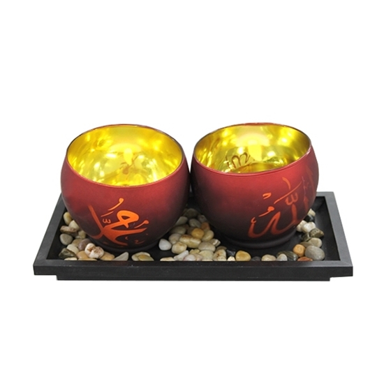 Picture of Double Candle Holder -  28 x 14 Cm