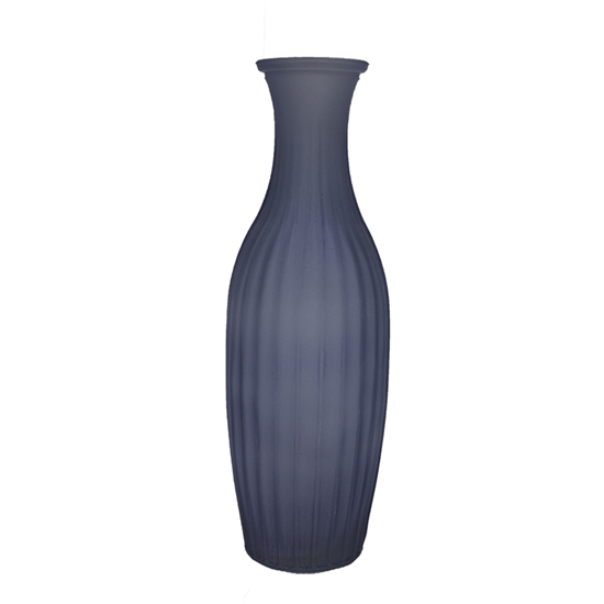 Picture of Blue - Frosted Glass Vase - 15 x 5 Cm
