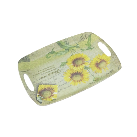 Picture of Printed Serving Melamine Tray - 38 x 26 Cm