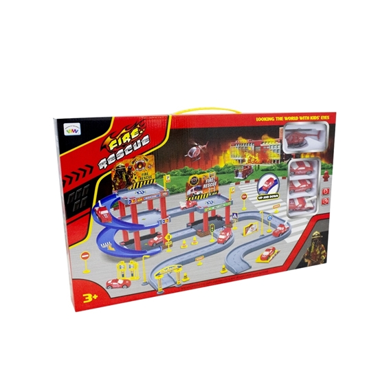 Picture of Fire Rescue Toy Play Set  - 92 Pcs