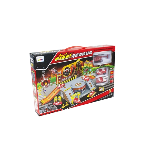 Picture of Fire Rescue Toy Play Set  - 19 Pcs