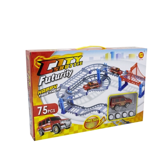 Picture of City Shuttle Track Racing Set - 75 Pieces