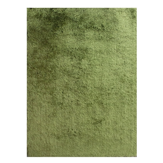 صورة سجّادة وبر طويل باللون الأخضر قياس 160 × 230 سم