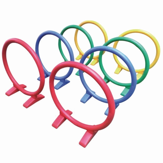 Picture of OBSTACLE RACE STANDING HOOPS (4PCS)