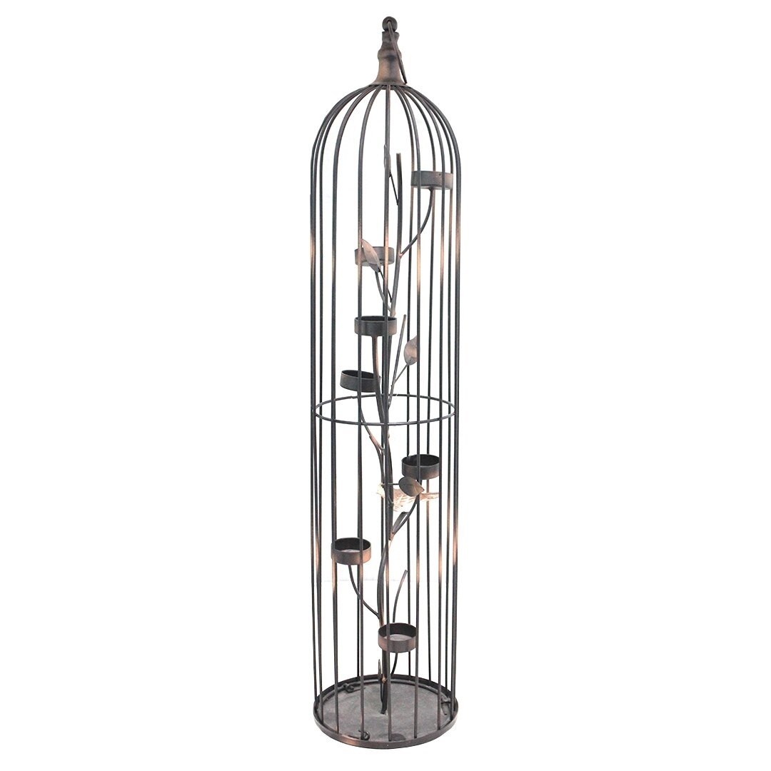 Txon Stores Your Choice For Home Products Metal Candle Holders Set Tall Bird Cage Decorative 2802