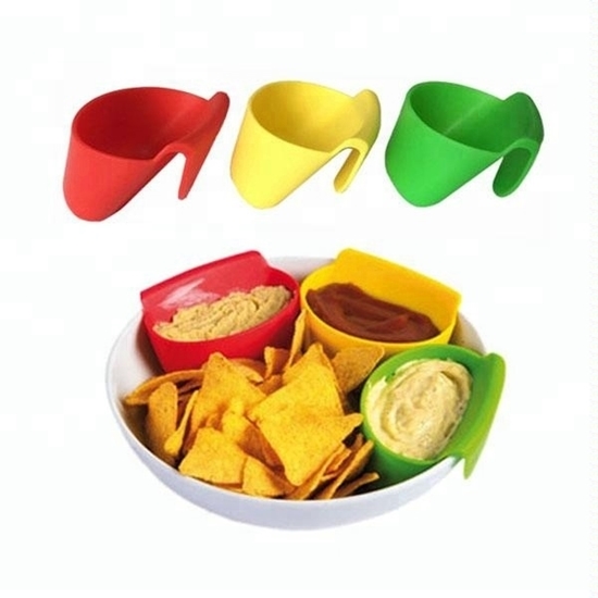 Picture of Set of 3 Silicone Dip Holders - 12 x 9 x 8 Cm