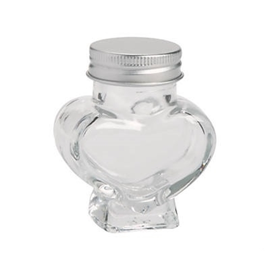 Picture of Mini Heart-Shaped Jar - 8.5 x 6 Cm