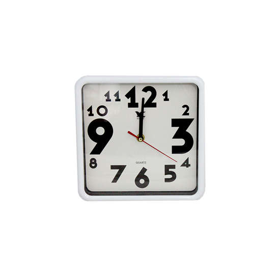 Picture of Square Wall Clock - 22 Cm
