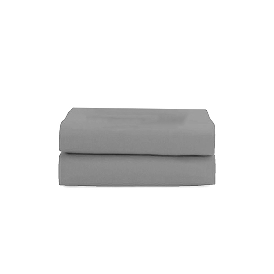 Picture of King - Cotton & Polyester Grey Fitted sheet - 200 x 200 x 40 Cm