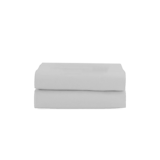 Picture of Queen - Cotton & Polyester Light Grey Fitted sheet - 160W  X  200L X  30H Cm