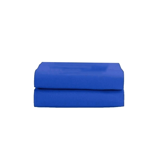 صورة شرشف سرير بزوايا مطاط باللون الأزرق الداكن مقاس 30 × 200 × 160  سم - كوين