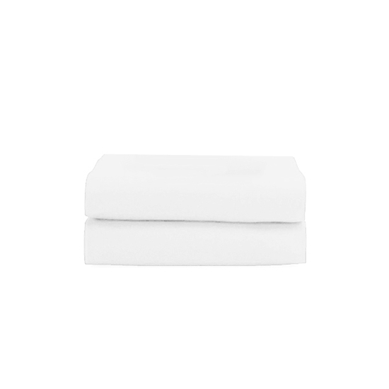 صورة شرشف سرير بزوايا مطاط باللون الأبيض مقاس 40 × 200 × 200  سم - كينج 