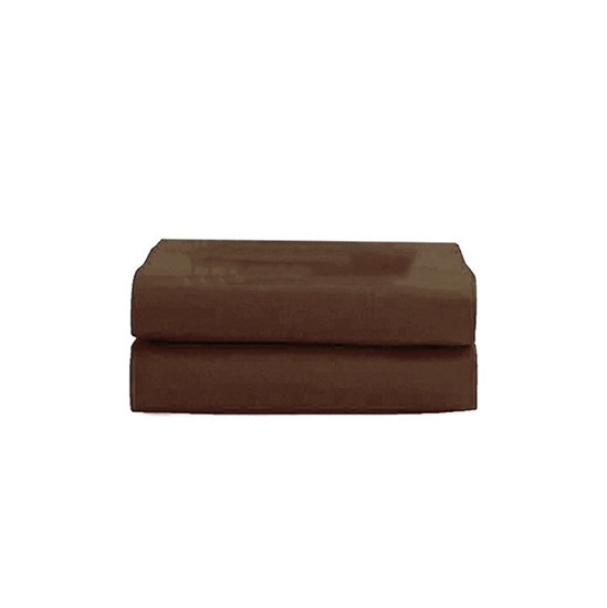 Picture of King - Cotton & Polyester Brown Fitted sheet - 200 x 200 x 40 Cm