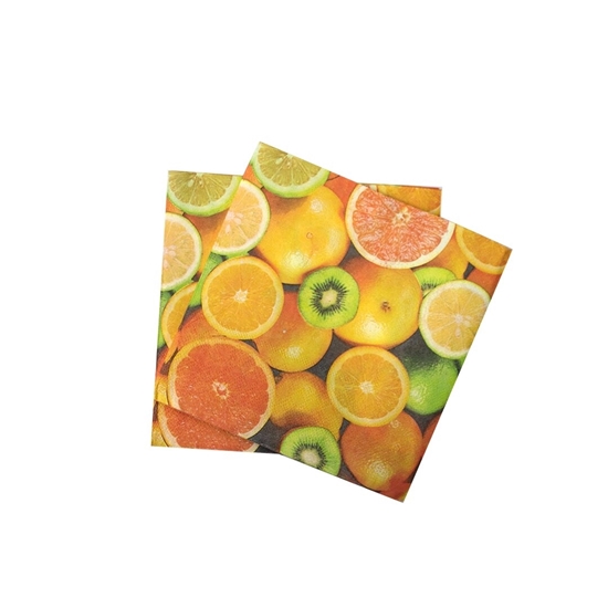 Picture of 20 pcs Printed Paper Napkins Disposable