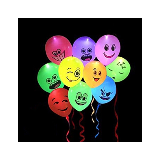 Picture of Light up Latex Balloons - 5 PCs