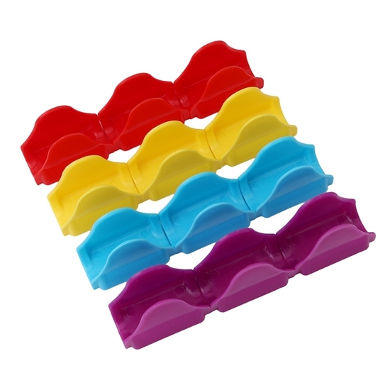 Picture of TacoProper Pak, Set of 12 Taco Holders, 3.5 x 5, 12-Pack, Multicolored