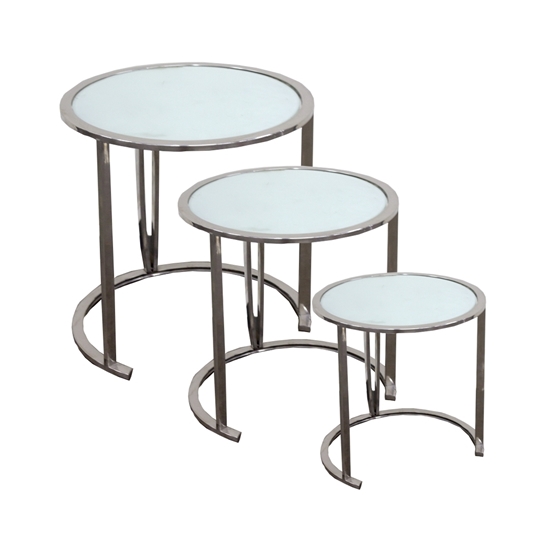 Picture of Circle nesting side tables 3 pcs