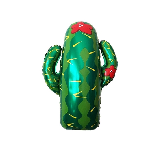 Picture of Cactus Foil Balloons For Party, birthday Party Balloons, 64 x 75 CM