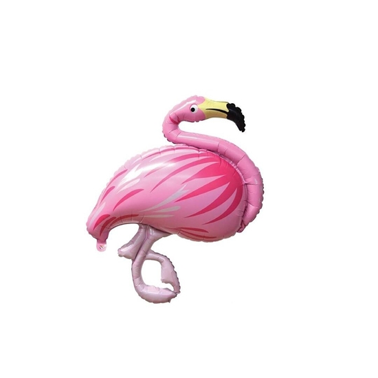 Picture of Huge Pink Flamingo Aluminum Film Balloon Walking Animal Pets Balloons for Birthday Party Decor Kids Gift 59 x 119 CM