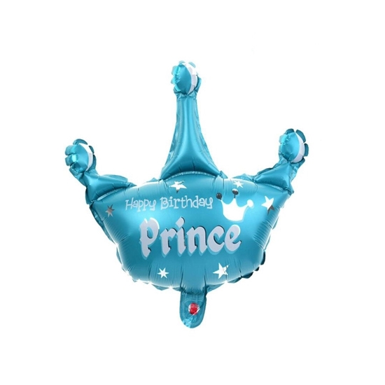 Picture of Princess Crown Balloons, Large Size Party Balloons, Foil Balloons Wedding Decoration Birthday Party 85 x 94 cm