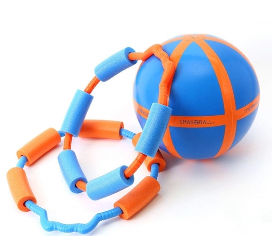 Smakaball 2 Ring 1 Ball Outdoor Toy as Seen on TV Smakoball Blue Orange Fun for sale online 