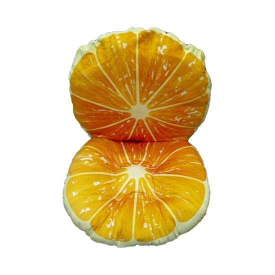 Picture of Orange Chair Pad - 32 x 16 Cm