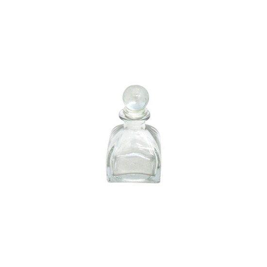 صورة Glass Oil Jar with Lid - 9 x 5 Cm