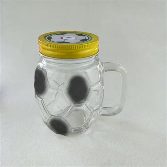 Picture of FOOTBALL GLASS WITH STRAW - 13 x 8 Cm