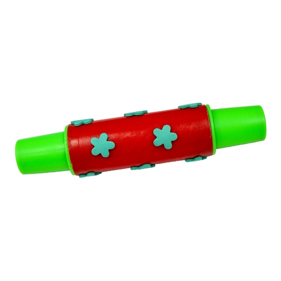 Picture of Colorful Plastic Rolling Pin with Foam Pattern - 17.5 Cm
