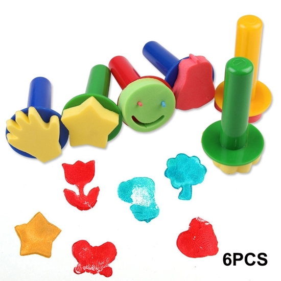 Picture of Easy-Grip Foam Paint Stampers - 7 x 4 Cm