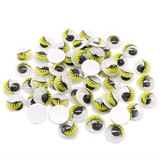 Picture of Colored Wiggle Eyes, 100pcs